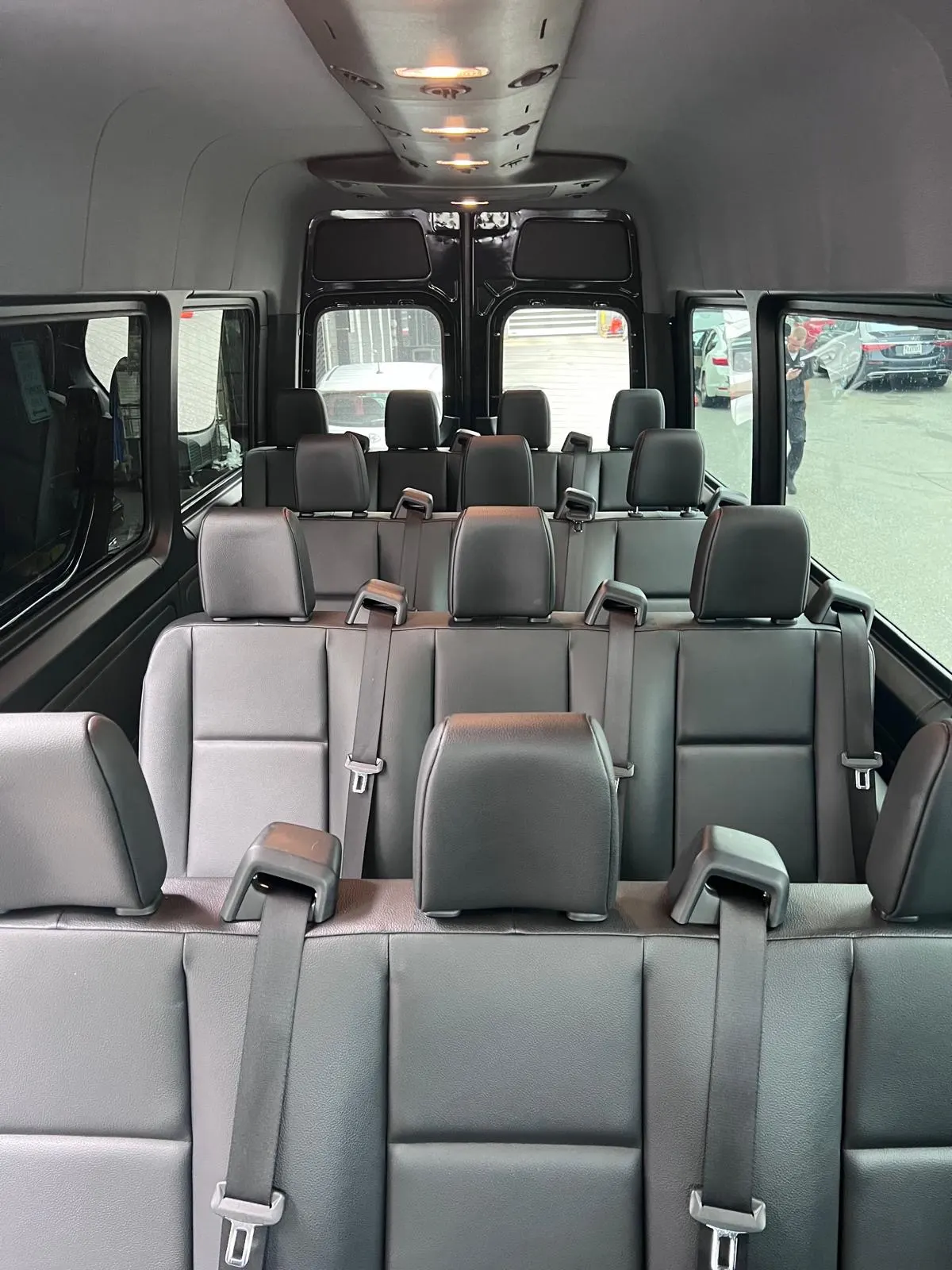 Mercedes Sprinter 2023+ or similar — MSY airport car service and New Orleans black car service
